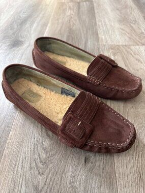 Ugg Australia Retreat Loafer 5767 Chocolate Brown Suede Size 7.5